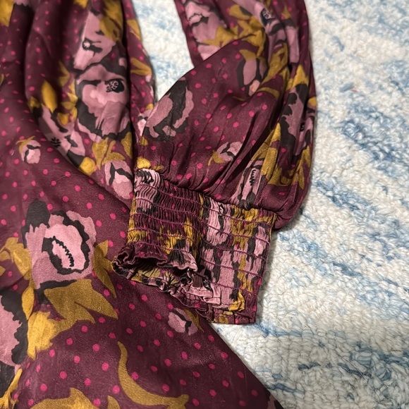 Free People Morning Light Printed Mini Dress 12 - Picture 6 of 7